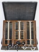 An early 20th century Optometrists set in case.