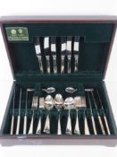 An Arthur Price of England canteen of cutlery, some items deficient.