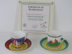 A Clarice Cliff design later produced by Wedgwood;