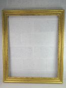 Early to mid 20 th C gilt portrait frame - having stylized Egg and Dart inner,