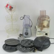 A quantity of kitchen items including Magimix 2000
