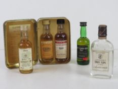 A quantity of whisky and other alcohol miniatures.
