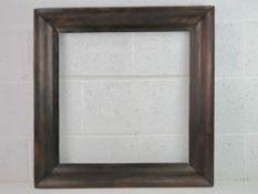 Impressive early Victorian deep moulded Rosewood Frame : an S moulded Rosewood veneer frame 3 1/2