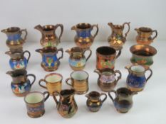 A quantity of assorted Lustre wear cups, jugs, teapot, etc.