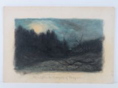 R di Bertouce (?) 1918 World War One Expressionism Pen ink,