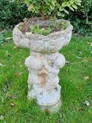 A pre-cast stone urn 58