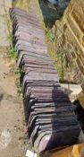A large quantity of roofing slates, assorted sizes - average 17 x 9
