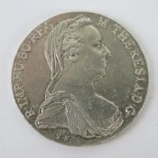 A silver 1780 M. Theresia Austrian 1 Tha