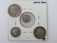 Maundy Money; 1870 Victoria full set 1d