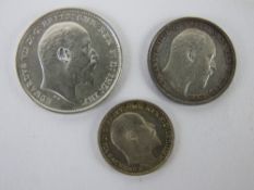 Maundy Money; 1908 Edward VII part set 1