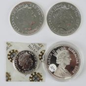 1oz silver commemorative coins; 2005 Gib