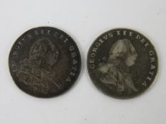 Maundy Money; two 1792 George III 1d coi