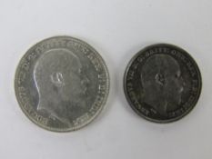 Maundy Money; 1902 Edward VII part set 2