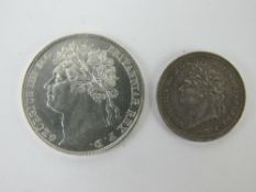 Maundy Money; part set 1822 George VI, 2