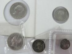 Maundy Money; 1863 Victoria part set 1d