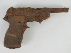 A German P38 - Battlefield Relic pistol