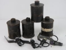 Four inert RG42 grenade with pins.