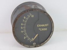 An F-86 Exhaust gas temperature EGT Indi