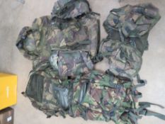 Three British Army Backpacks, and a Brit