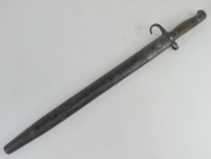 An SMLE 1907 Hook Quillon bayonet with s
