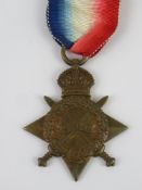 A 1914-15 Star medal 46481 Gunr E.Willia