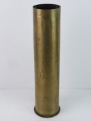 An inert WWI German 10.5cm K04 shell cas