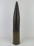 An inert German 10cm K18 Cannon shell an