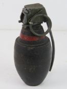 An inert Dutch No.2 practice grenade, wi