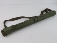 A WWII German MG42 spare barrel case wit