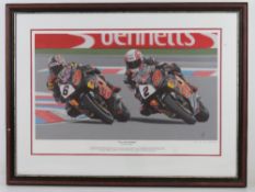 Signed limited edition print 'Kiyo and T