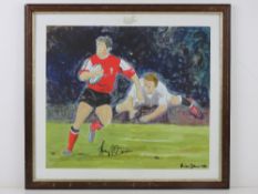 Signed print from 2003 Rugby World Cup q