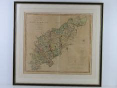 Map; A new map of the County of Northampton divided into Hundreds, London printed for C.