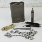A WWII German K98 Cleaning Kit with contents.