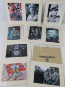 A quantity of later produced WWII German Photos and documents.