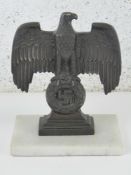 A reproduction film prop type marble based 'WWII German Eagle'.