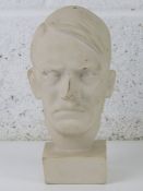 A reproduction film prop type Adolf Hitler Bust in white.
