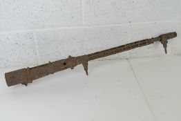 A WWII German MG15 battlefield relic.