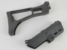 G36 Folding stock and G36 foregrip.
