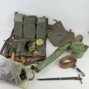 MG53 Accessories including; Gunners kit, Drum Magazine, Spare barrel case, Breech Cover, Sling,