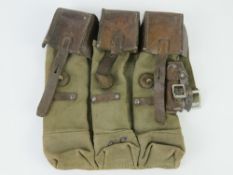 WWII German MP44 magazine pouches.