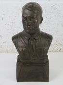 A reproduction film prop type Adolf Hitler bust.