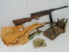 A deactivated Beretta Mod. 38/44 Sub Machine Gun with smooth barrel.