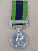 An India General Service Medal Clasp Waziristan 1919-21 for 5764599 Pte. W. Woods 2 Bn.