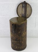 An inert WWI German 21cm Shell case container and 1917 shell.
