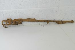 A WWII German K98 relic.