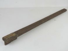 A Double Barrel shotgun in relic conditi