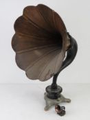 A vintage Amplion type AR15 vintage gramophone horn speaker as made by the Marconi Telegraph group.