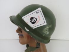 A US M1 helmet Parish Division of the Dana Corporation Shell 7623 (1965-68),
