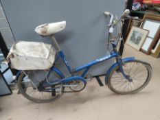 A BSA 20/20 bicycle in unrestored vintage condition.