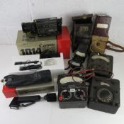 A Cannon 1014XL-S Canosound in box together with a Cannon boom microphone BM70 in box and a